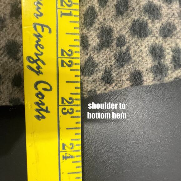 Ann Taylor LOFT Blazer Women's Size 2 Leopard Print Structured Lined Wool Blend - Picture 8 of 8